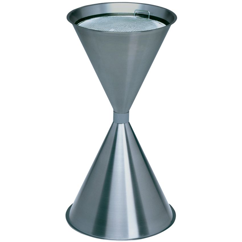 Cendrier à sable sur pied en acier, 5 L