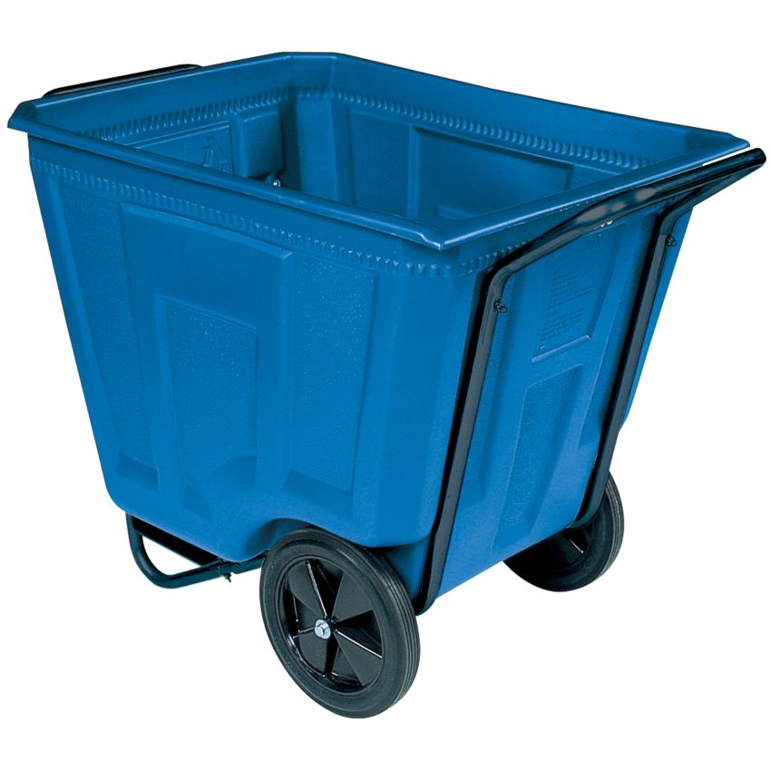 Chariot benne de collecte plastique 340 litres