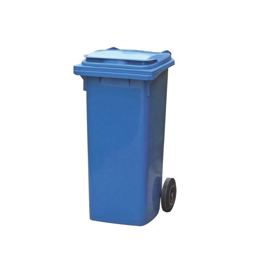 Conteneur plastique couleur 2 roues, 120 L
