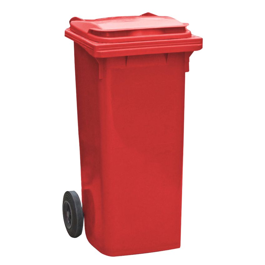 Conteneur plastique couleur 2 roues, 80 L