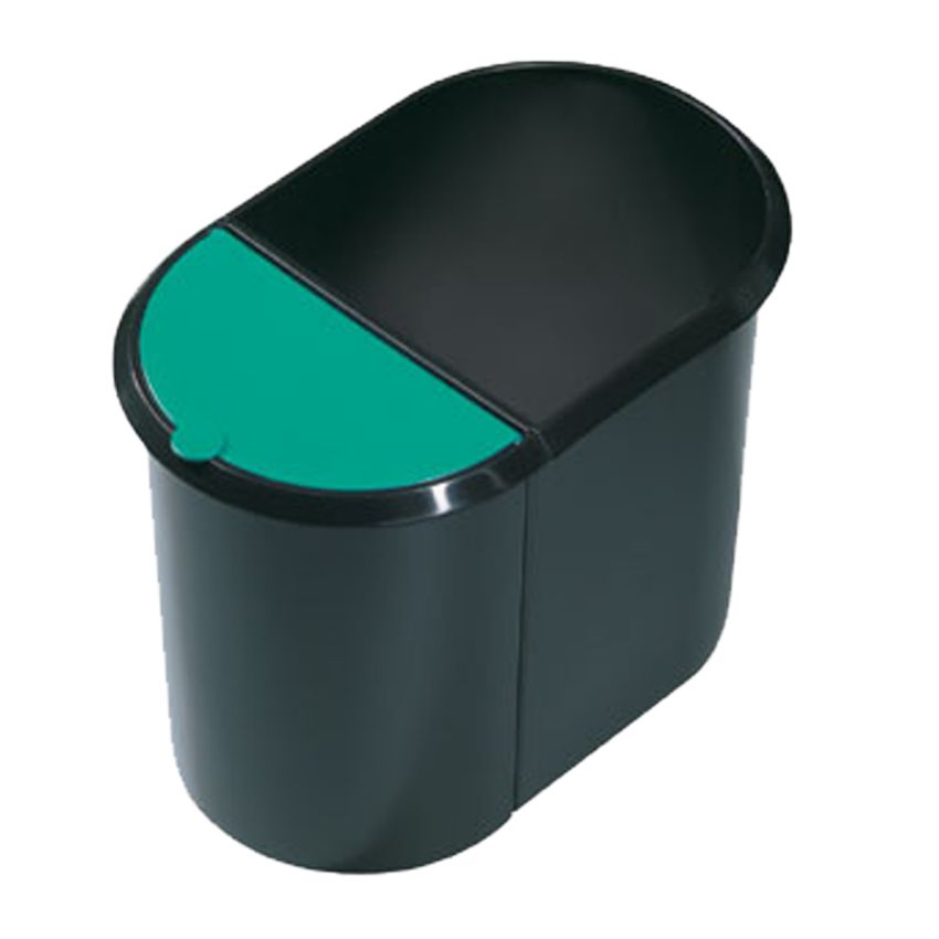 Corbeille plastique 2 compartiments 29 litres