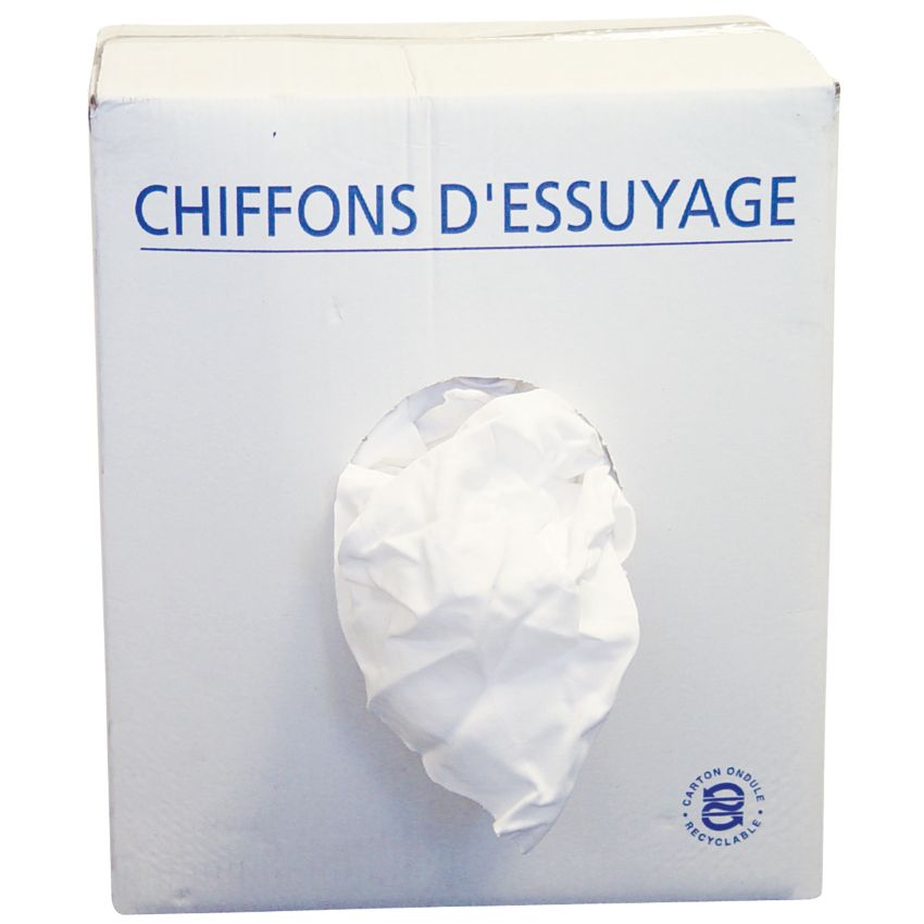 Paños blancos para secado corriente