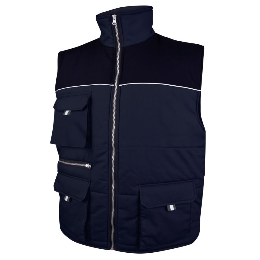 Gilet matelassé Herald avec bandes rétroréfléchissantes