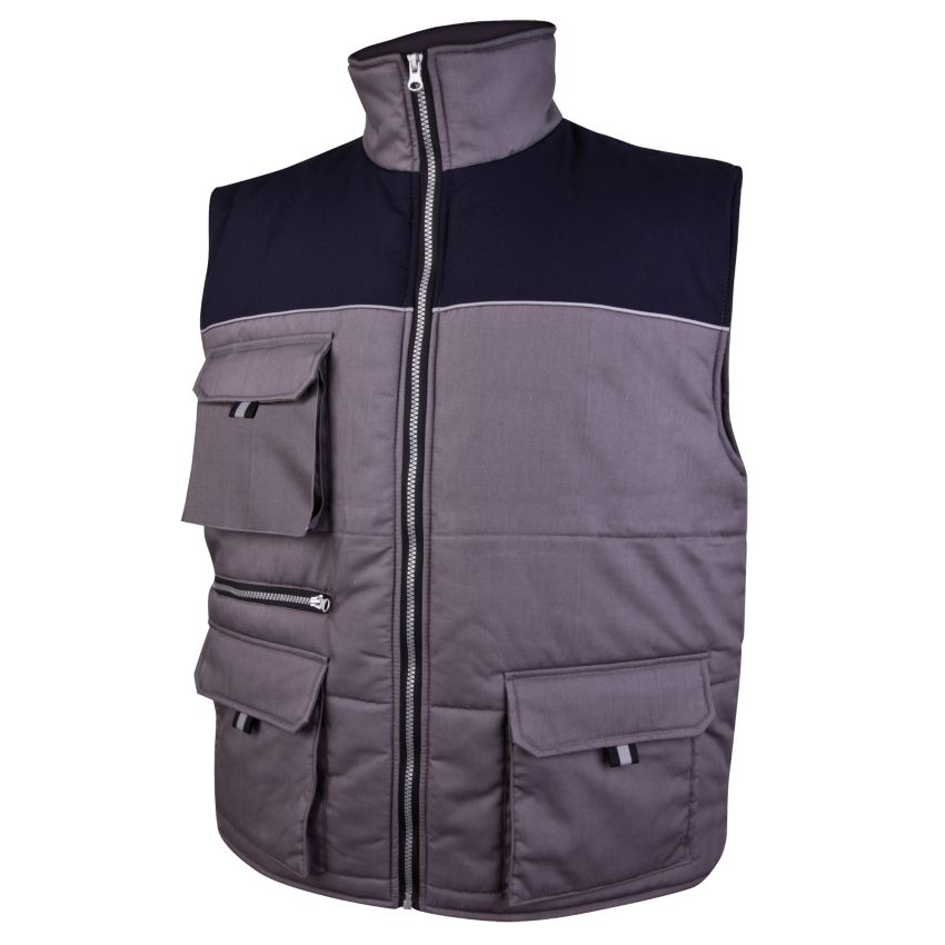 Gilet matelassé Herald avec bandes rétroréfléchissantes