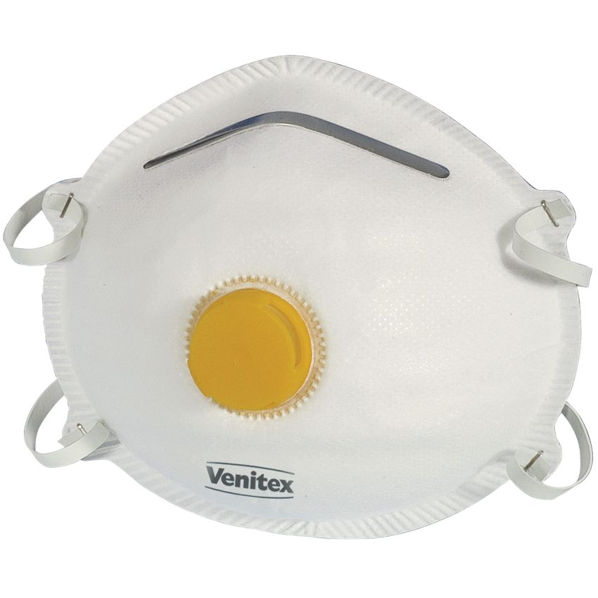 Masque respiratoire moulé FFP2 jetable avec soupape Venitex