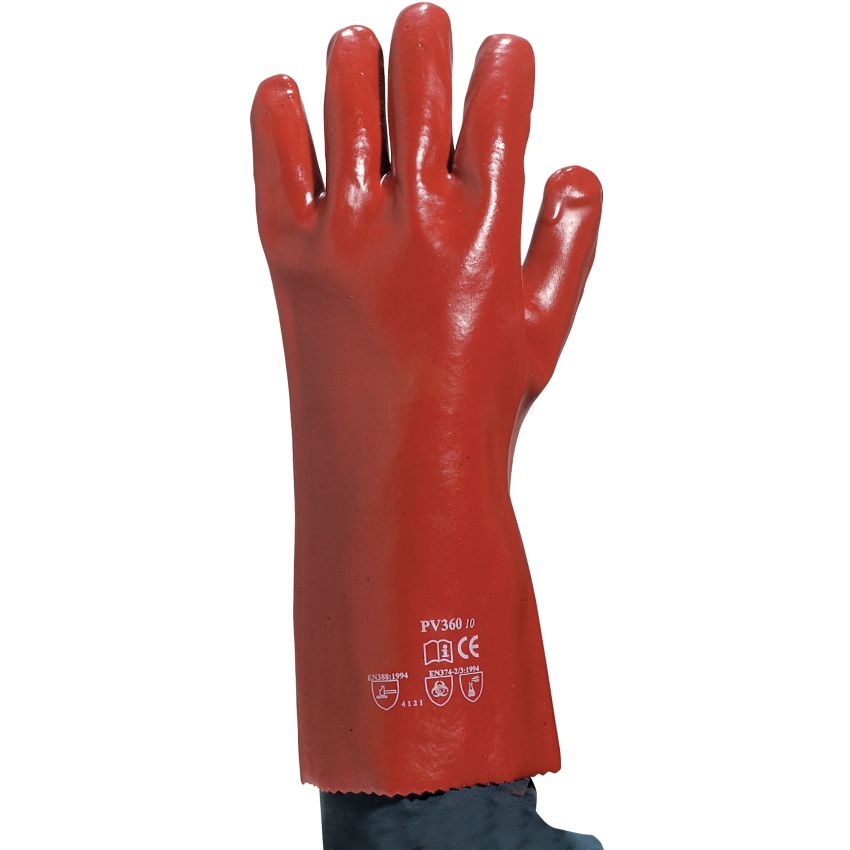 Lot de 12 paires de gants supportés PVC
