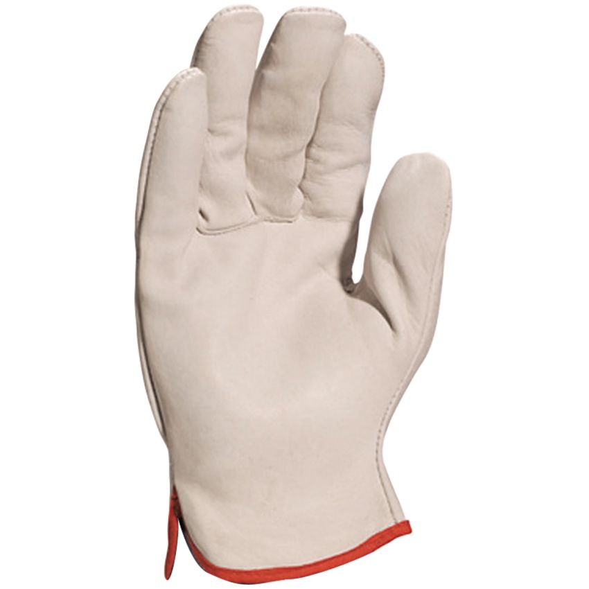 Lot de 12 paires de gants de manutention docker tout cuir fleur
