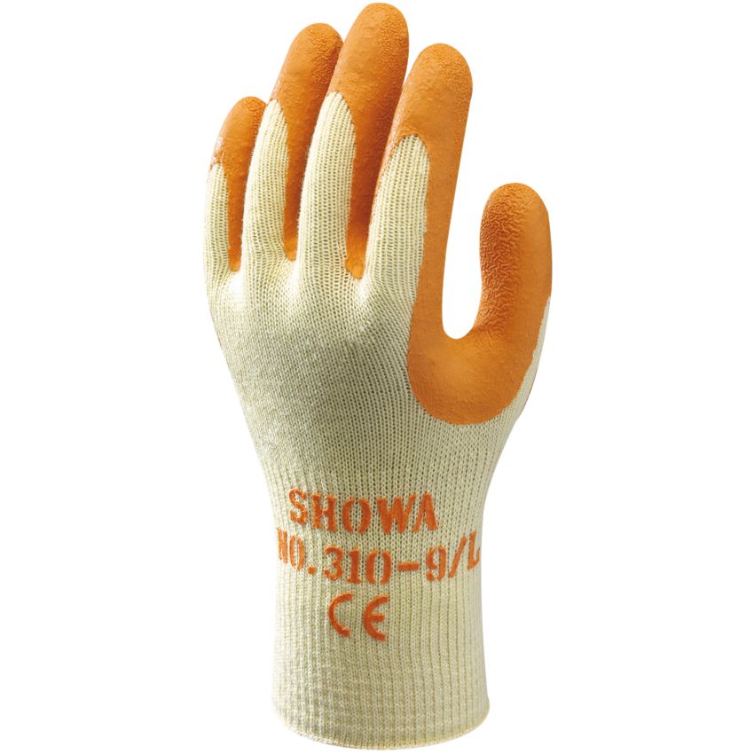 Lot de 10 gants de manutention tricotés enduits latex