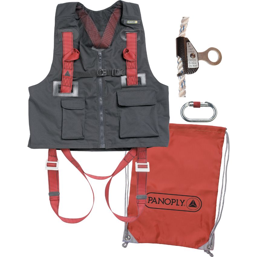 Kit antichute de maintenance avec harnais gilet