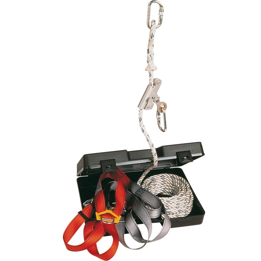 Kit antichute pour travaux en hauteur avec déplacements verticaux