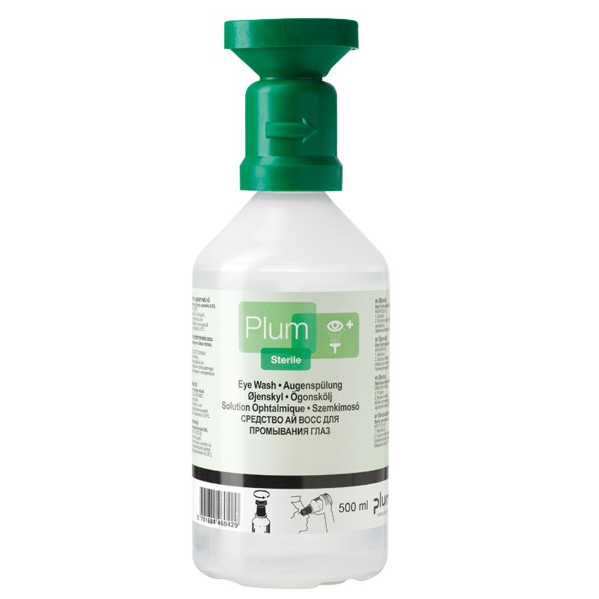 Frasco recarga solución de enjuague ocular 500 mL