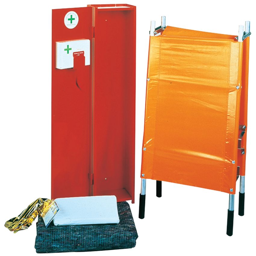 Brancard compact avec armoire