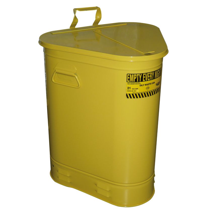Poubelle métallique 80 L