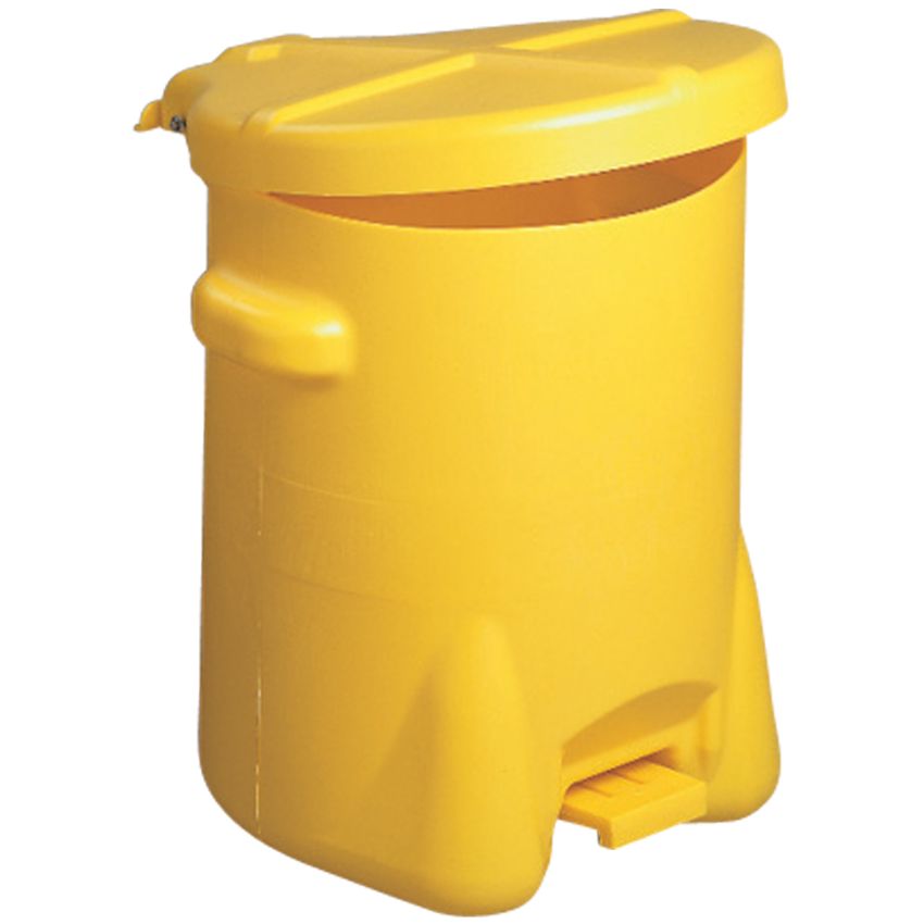 Poubelle plastique pour déchets huileux et solvants 23 litres
