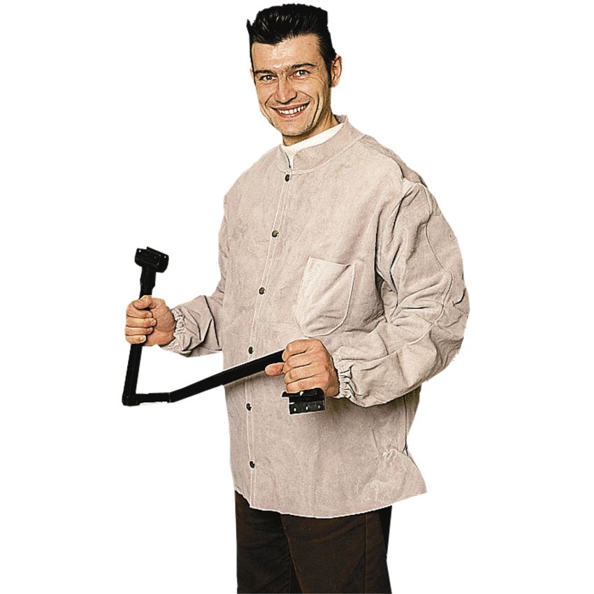 Veste de protection soudeur en cuir