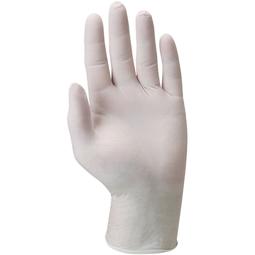 Caja de 100 guantes contacto alimentario de látex