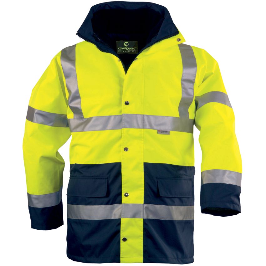 Parka haute visibilité 4 en 1 avec veste intérieure