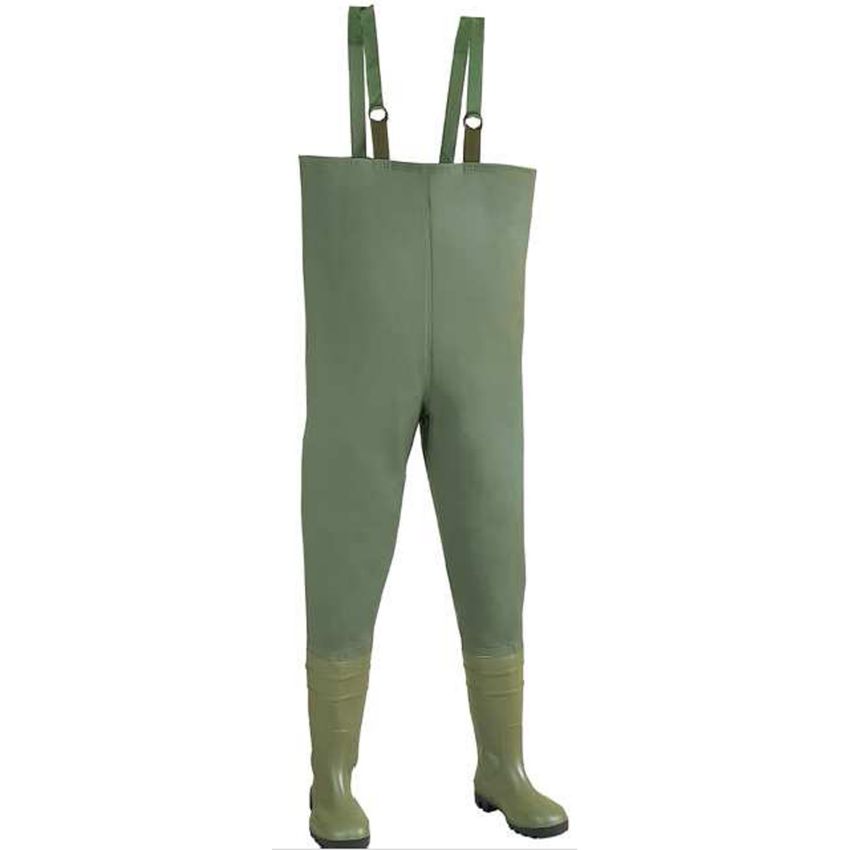 Waders en PVC avec coquille de sécurité et semelle antiperforation
