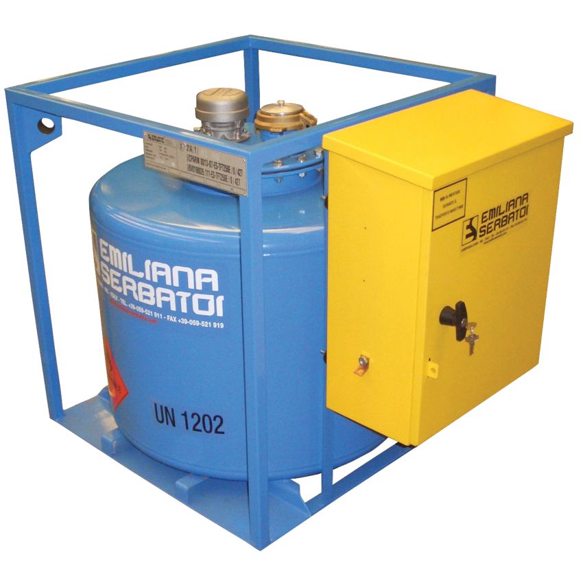 Cuve de transport gasoil acier équipée 250 L