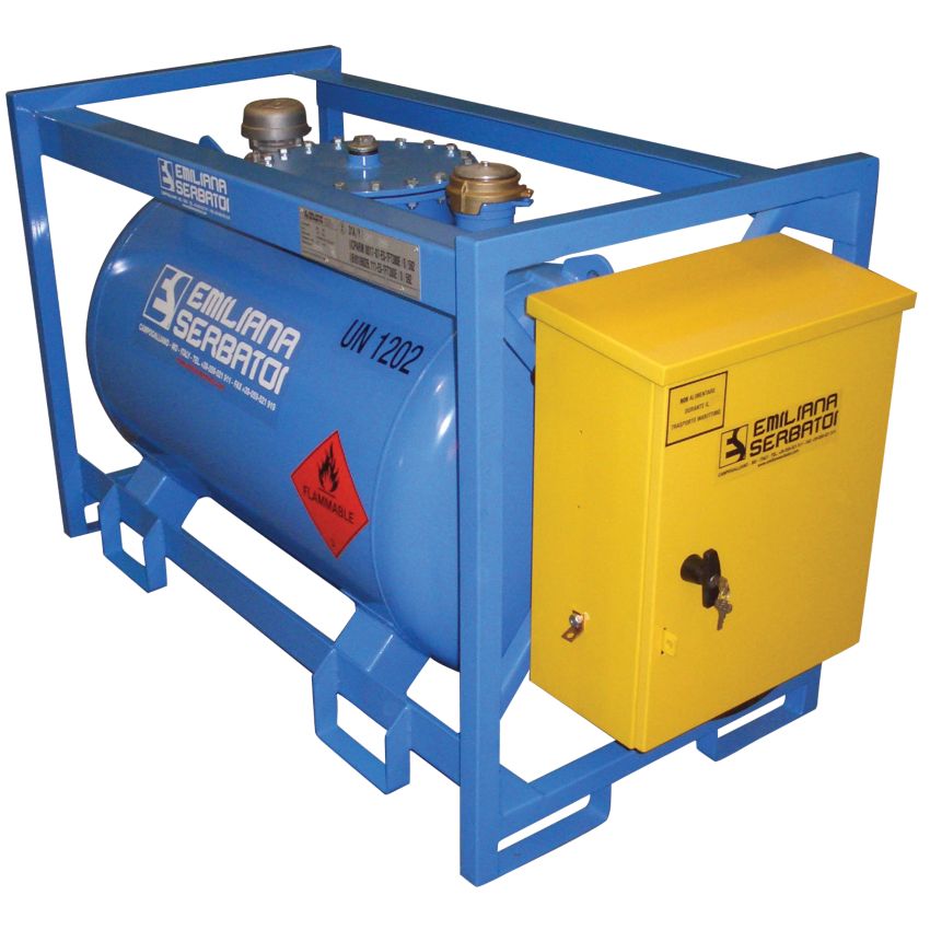 Cuve de transport gasoil acier équipée 380 L