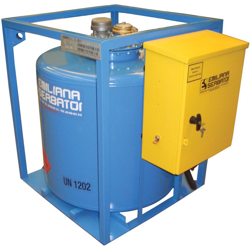 Cuve de transport gasoil acier équipée 450 L