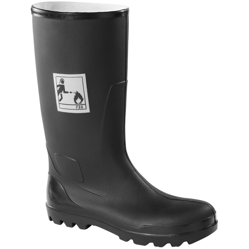 Botte de sécurité en caoutchouc nitrile ignifugé Pompier