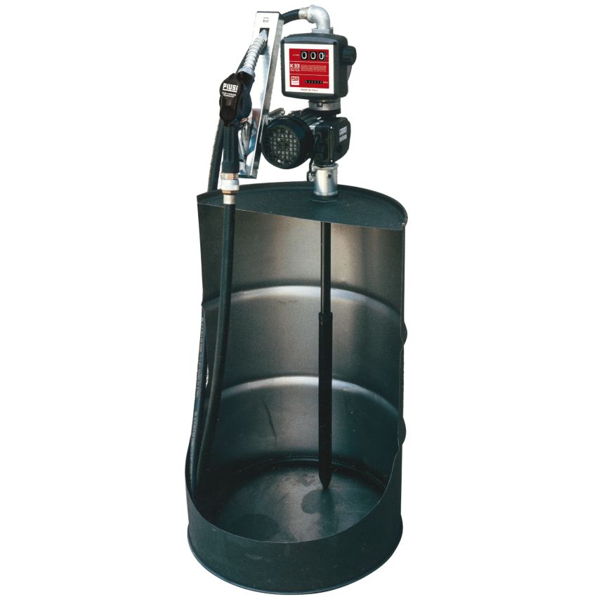Groupe de transfert gasoil pour fût, 56 L/min