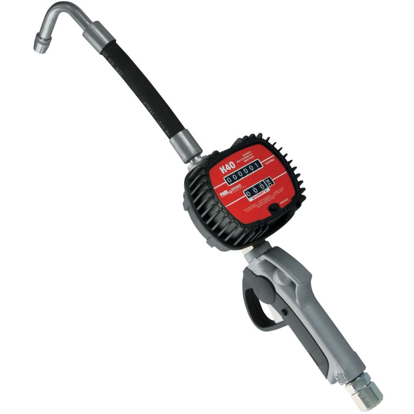 Pistolet manuel de distribution dhuile avec compteur mécanique, 30 L/min