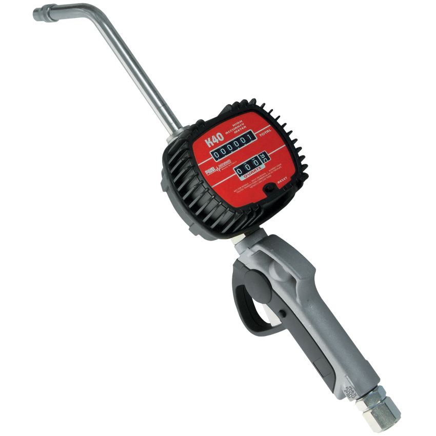 Pistolet manuel de distribution dhuile avec compteur mécanique, 30 L/min