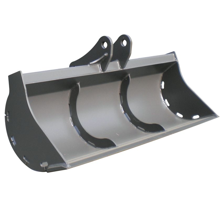 Godet curage fond rond en 1500 mm sans contre lame boulonnée pour tractopelle Caterpillar® 428/438