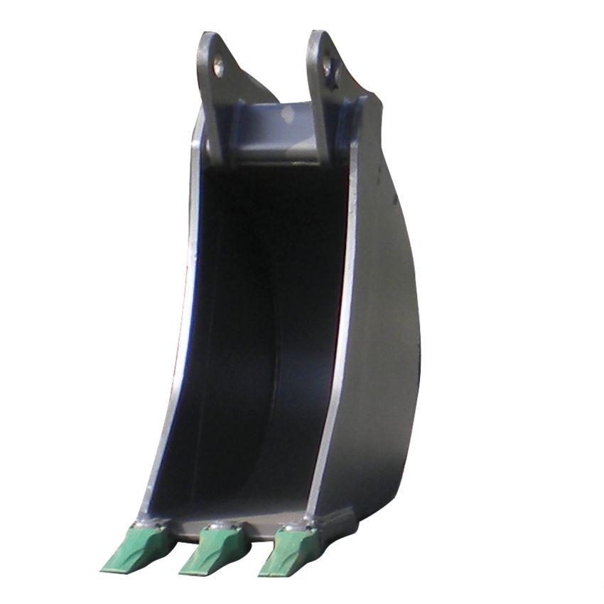Godet tranchée usage standard en 320 mm pour tractopelle type Caterpillar® 428/438