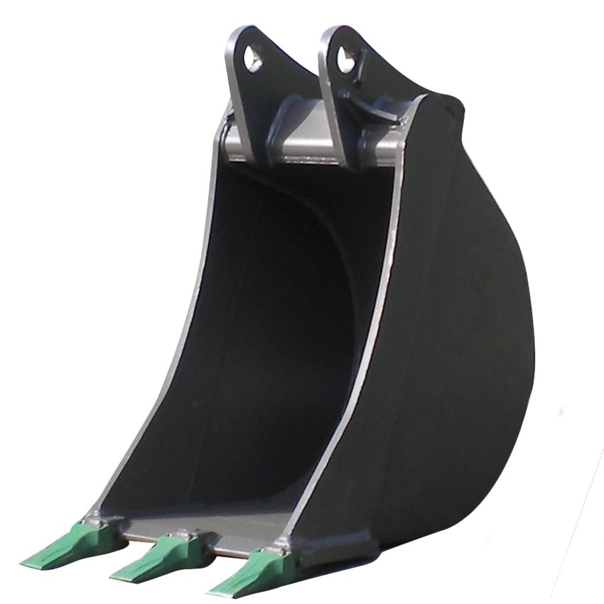 Godet tranchée usage standard en 450 mm pour tractopelle type Caterpillar® 428/438