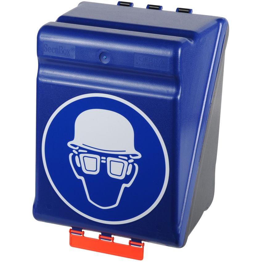 Boîte de rangement SecuBox pour casque de chantier