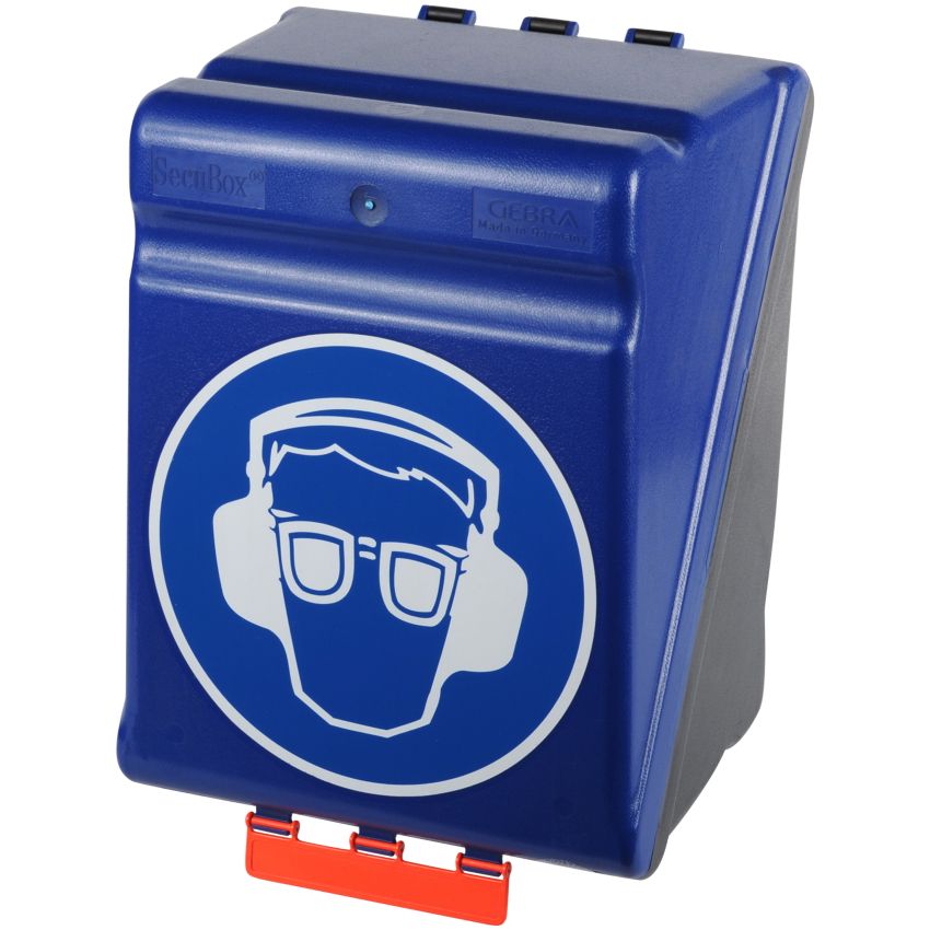 Boîte de rangement SecuBox pour protection auditive et oculaire