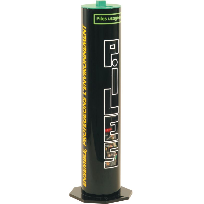 Collecteur de piles sur socle, 30 L