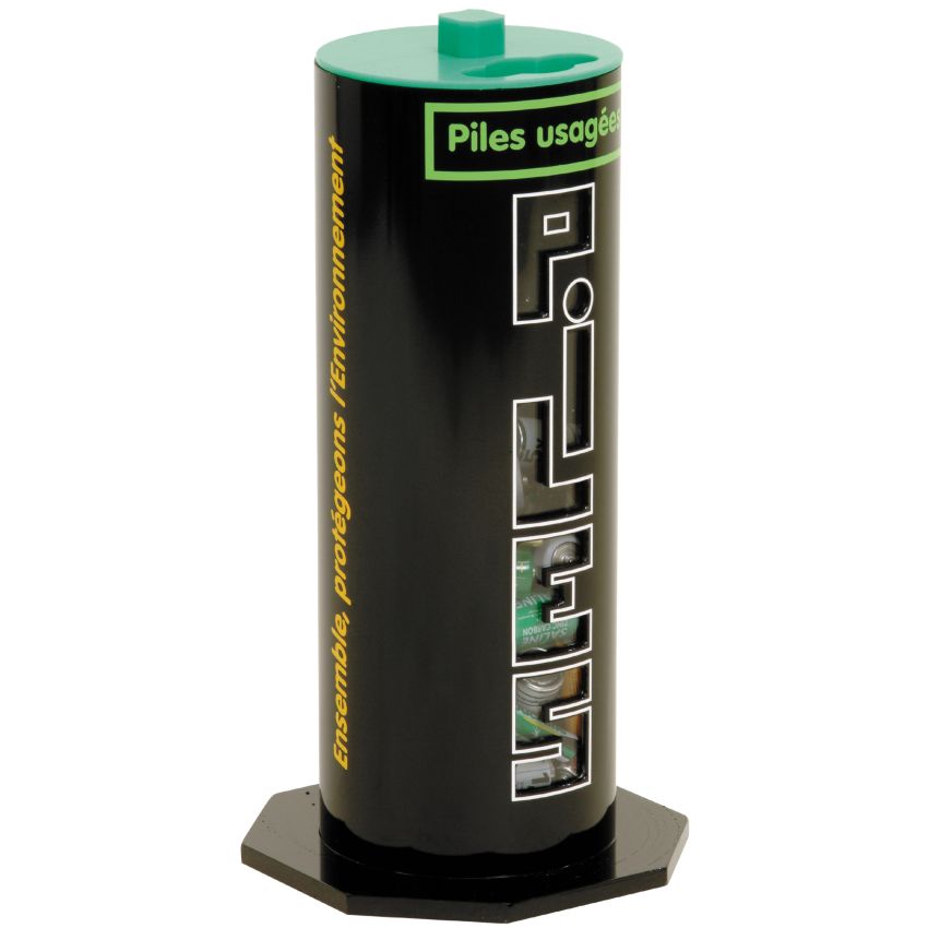 Collecteur de piles sur socle - 5,5 L