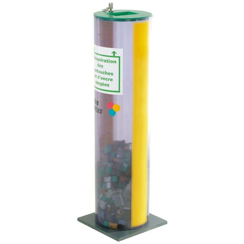 Contenedor de plástico para cartuchos de tinta 40 litros