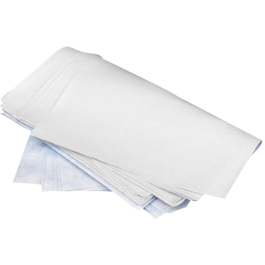 Feuilles absorbantes produits chimiques avec revers étanche spécial prévention