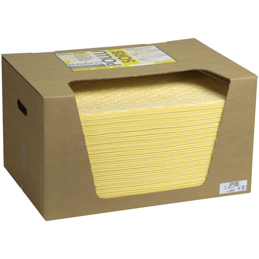Feuilles absorbantes produits chimiques spécial maintenance