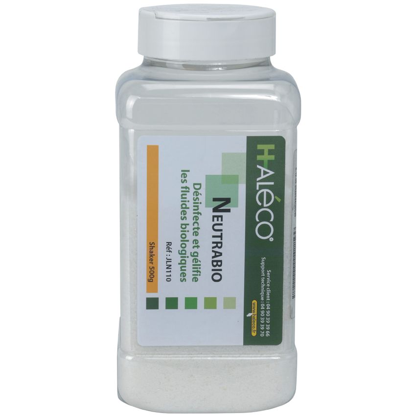 Poudre neutralisante gélifiante NeutraBio pour fluides biologiques