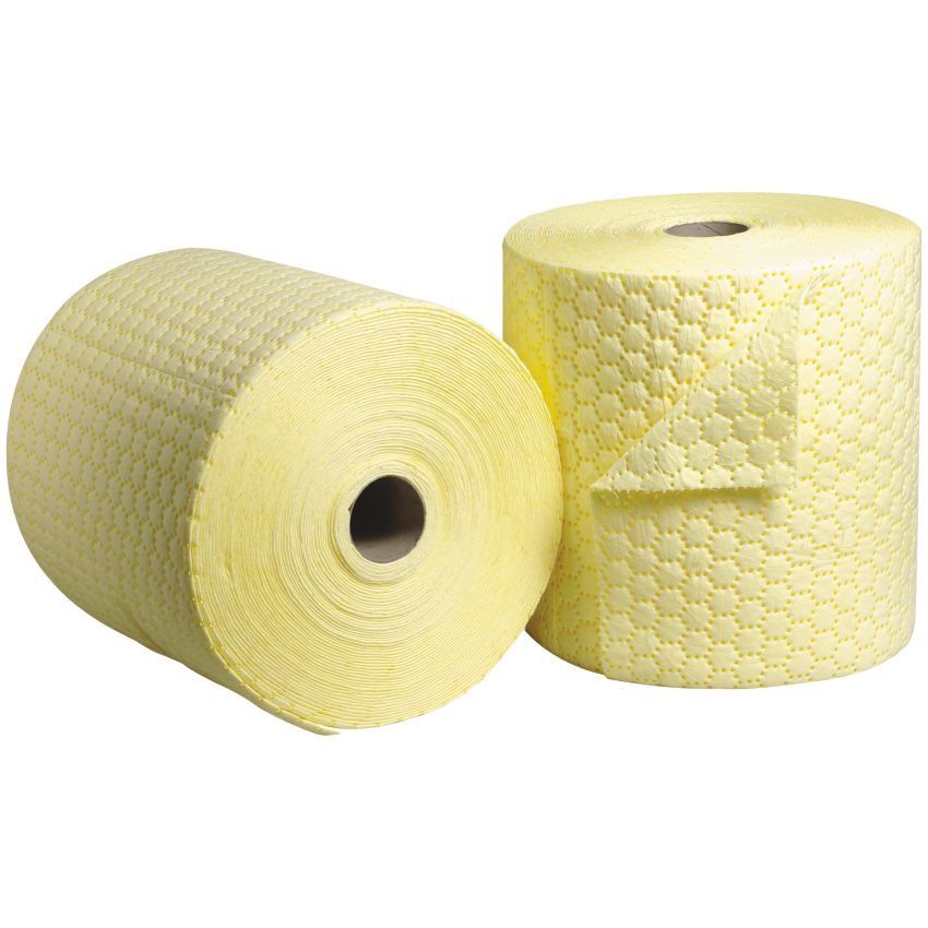Rouleau absorbant produits chimiques grammage élevé spécial intervention