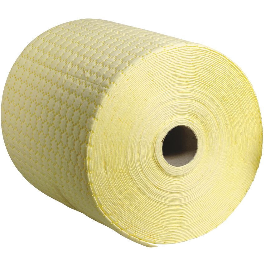 Rouleau absorbant produits chimiques haute résistance spécial maintenance
