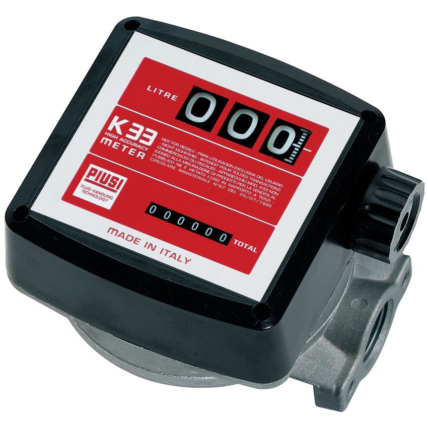 Compteur mécanique gasoil 3 chiffres