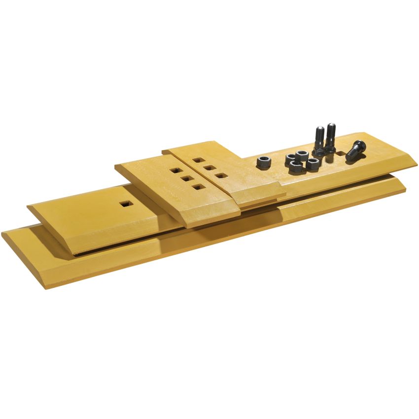 Contre lames avec boulonnerie pour chargeur Caterpillar® 924G, godet largeur 2500 mm