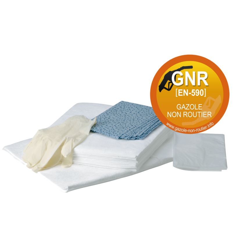 Kit absorbant 10 L spécial GNR