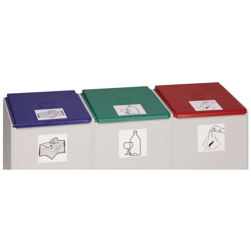 Tapa de plástico para recolectores de plástico 60 L