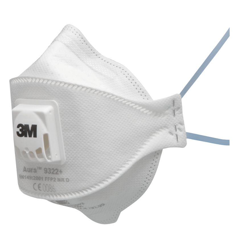 Masque respiratoire FFP2 pliable et jetable avec soupape 3M