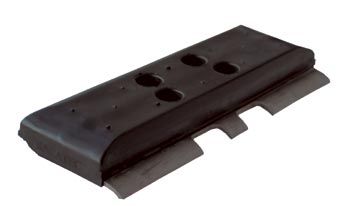 Kit patin caoutchouc SAPROTECH® avec boulonnerie, largeur 600 mm