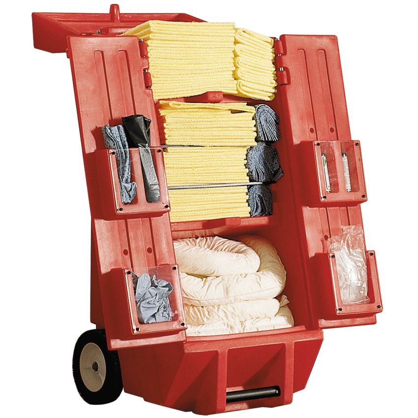 Chariot d'intervention produits chimiques, 100 L