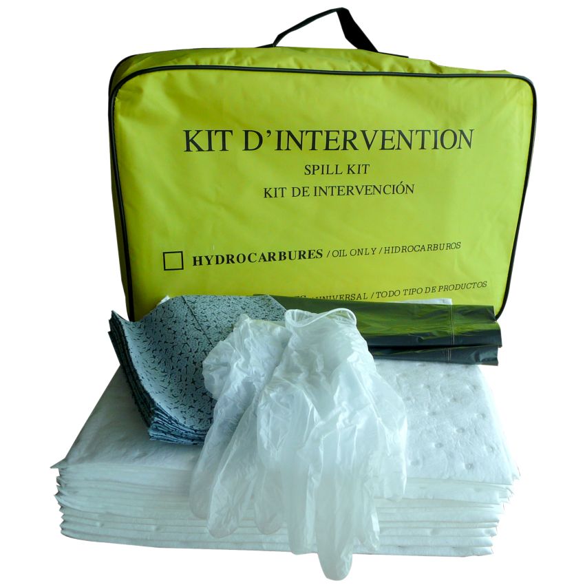 Sac dintervention hydrocarbures, 10 L